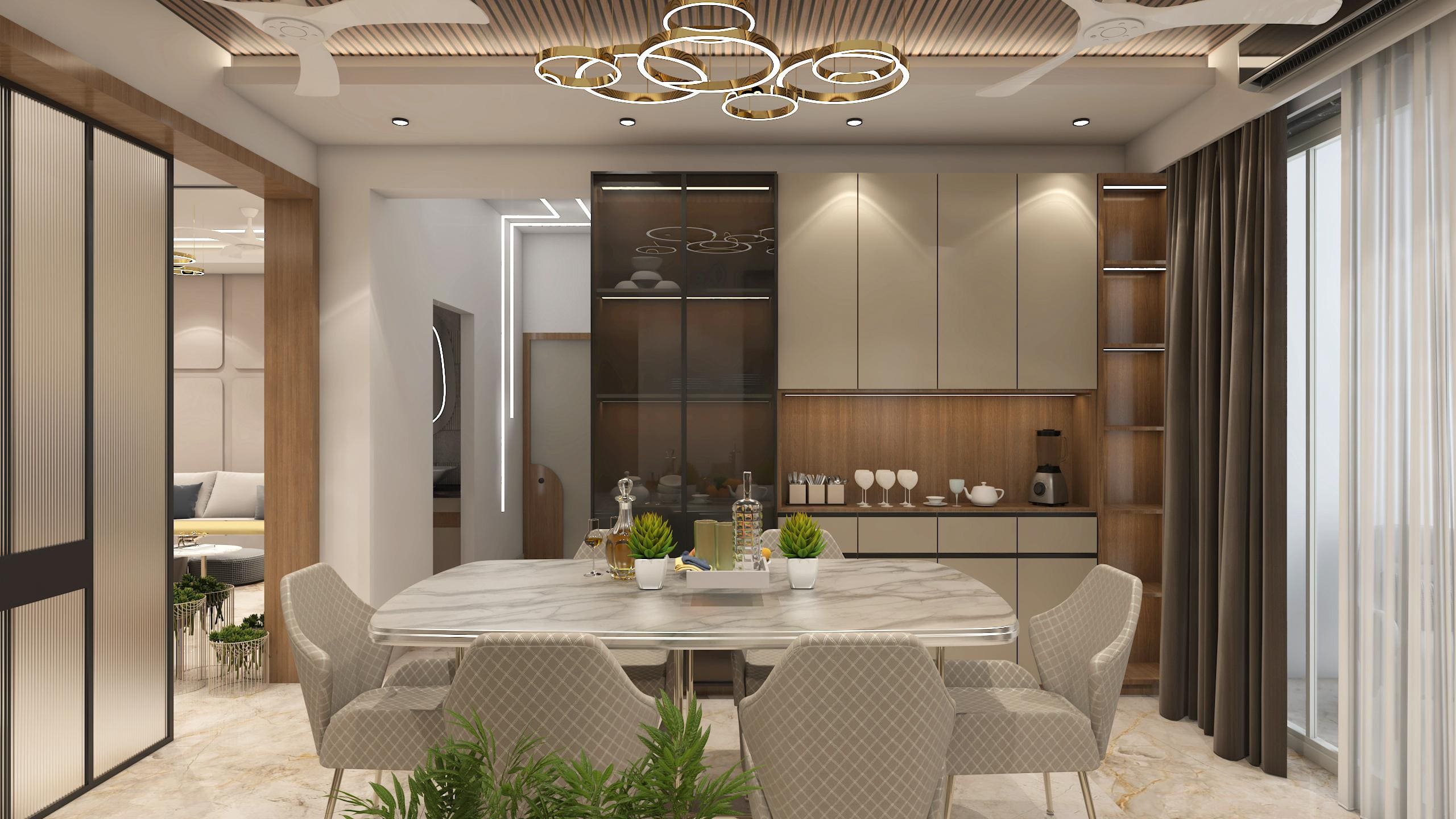 Industrial Chic Dining